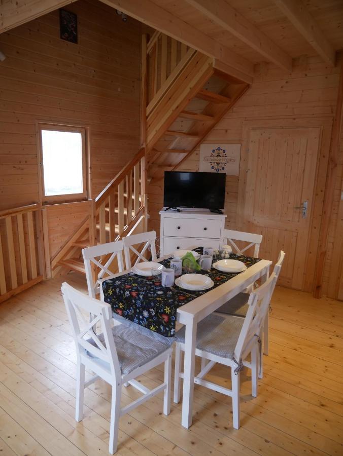 Kaszubskie Wzgorze - Caloroczne Drewniane Lodge *